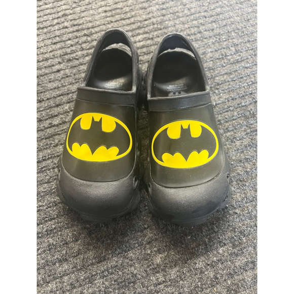 Batman Other - Batman Pull on Shoes Black Yellow 11/12 (Toddler Boy)